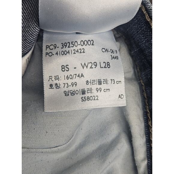 Levi’s Women's Mid Rise Classic Straight Leg Denim Jeans Stretch Size 8 (29×28) - Picture 6 of 9